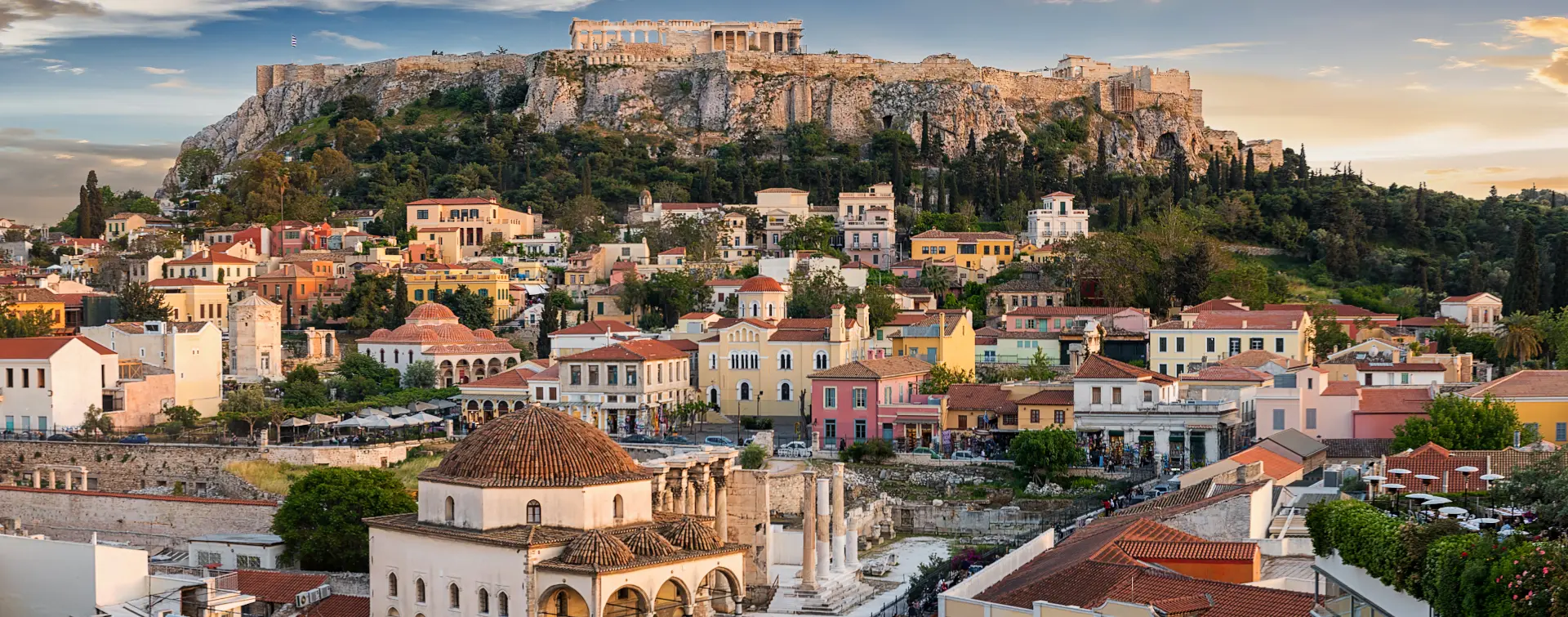 Panorámica de Atenas con la Acrópolis - Visita guiada por Atenas y la Acrópolis - Excursiones y Actividades en Atenas - Buendía