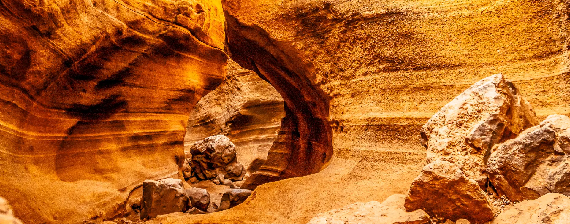 Barranco los Arcos en el municipio de la Orotava - Barranquismo iniciación - Actividades y Experiencias en Tenerife, Buendía Islas Canarias