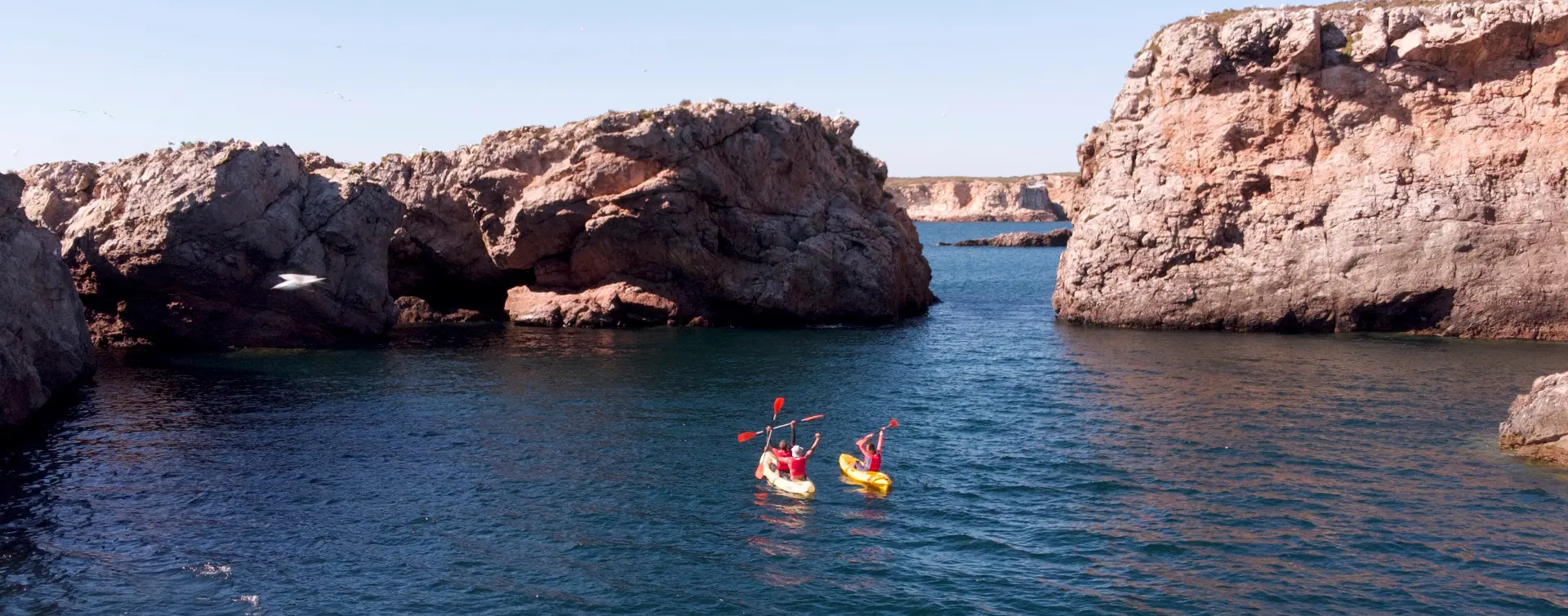 Tour en Kayak desde Ingrina hasta Barranco Grottos