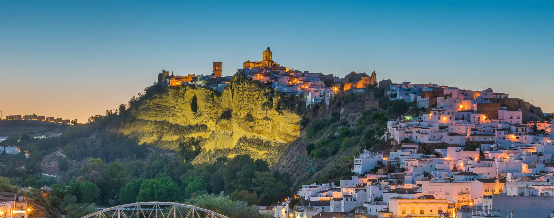 Atardecer en Arcos de la Frontera - Provincia de Cádiz - Buendía