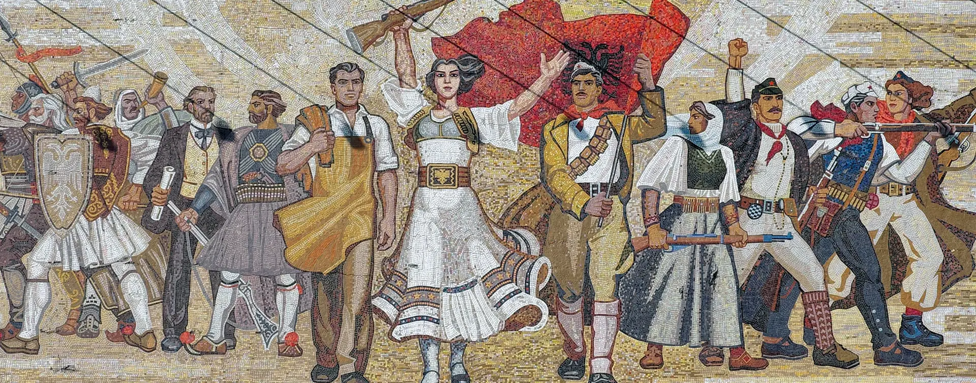 Tour a pie por Tirana
