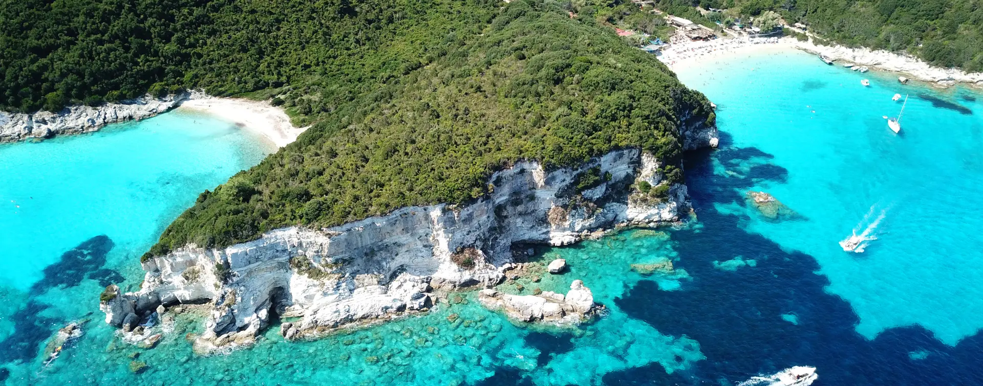 Excursión en barco a Paxos, Antipaxos y cuevas azules desde Corfú