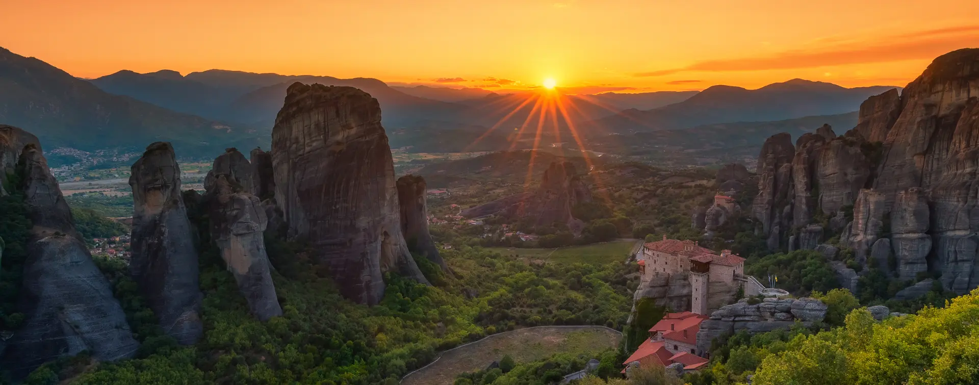 Tour por las montañas de Meteora al atardecer