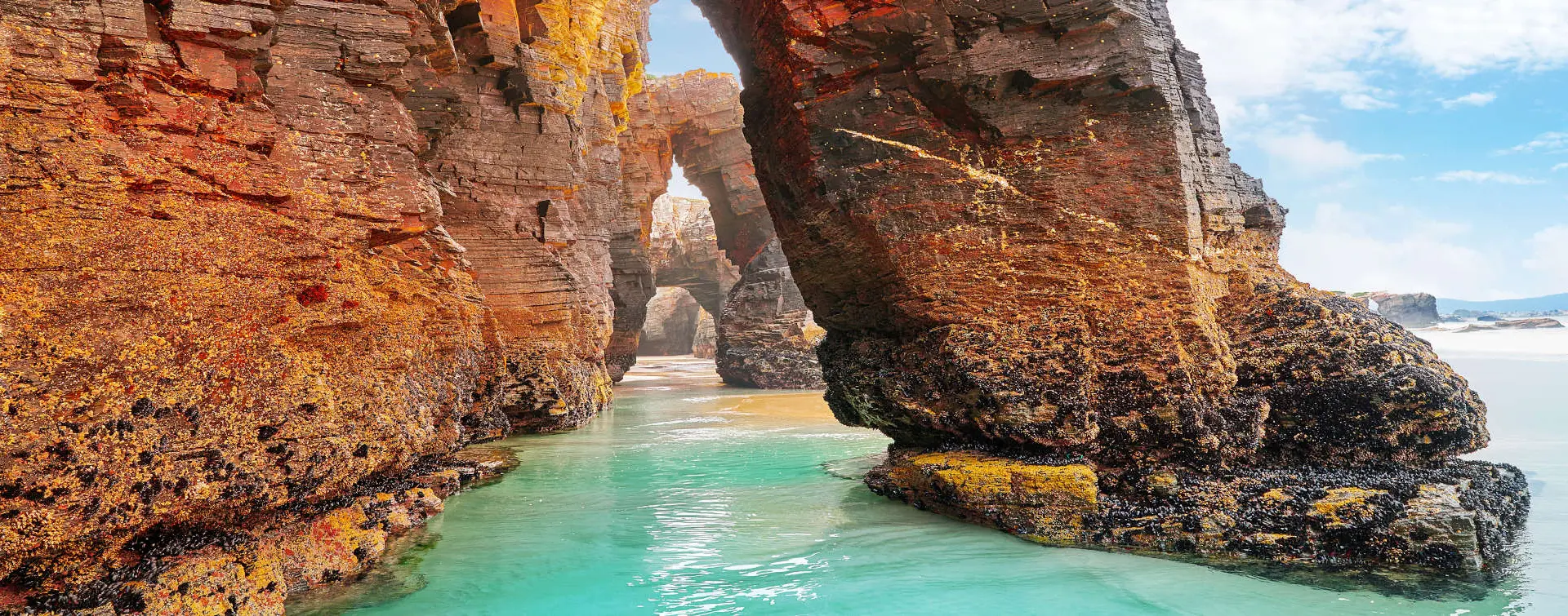 Excursión a la Playa de las Catedrales, Mariña Lucense y Tapia desde Santiago
