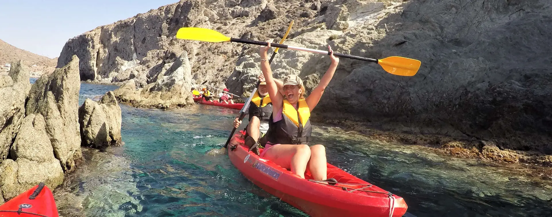 Ruta familiar en Kayak y snorkel por Cabo de Gata