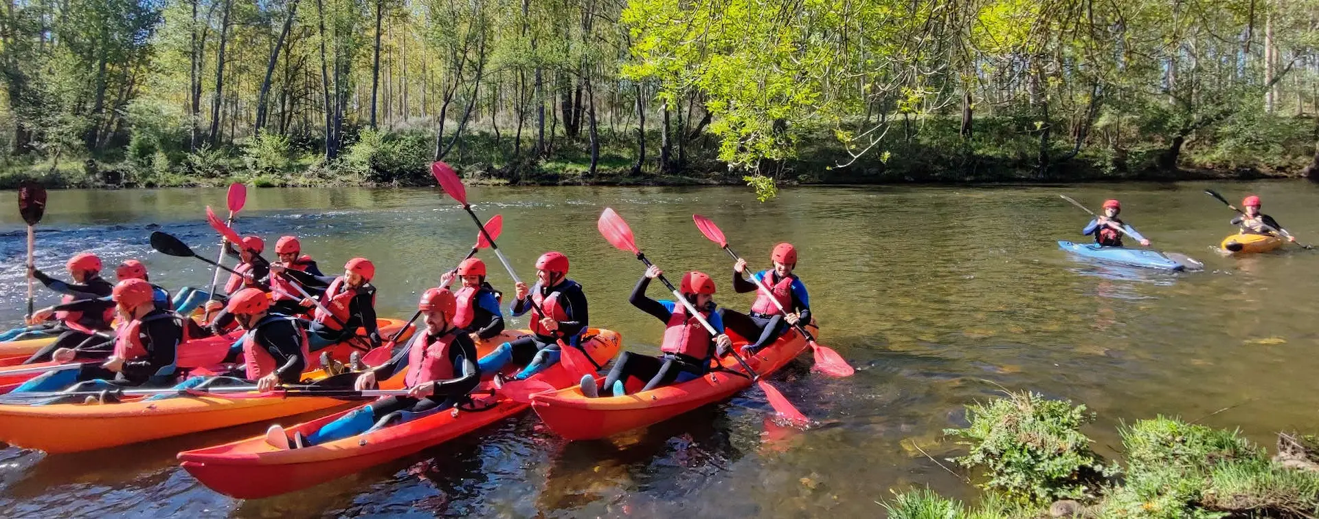 Descenso en piragua por el río Águeda
