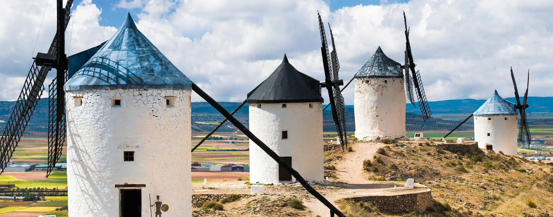 Campo de Criptana, Ciudad Real, Castilla-La Mancha, España.