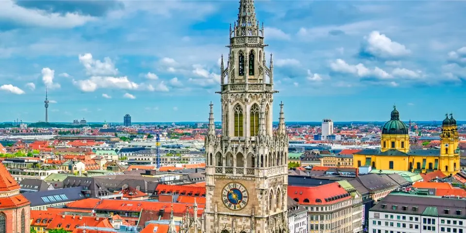 Panoramic view of Munich - Free tour Munich