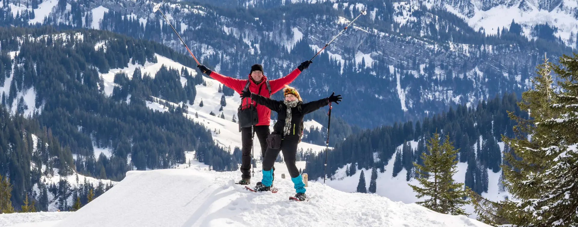 Paseo en raquetas de nieve por la Sierra de Guadarrama