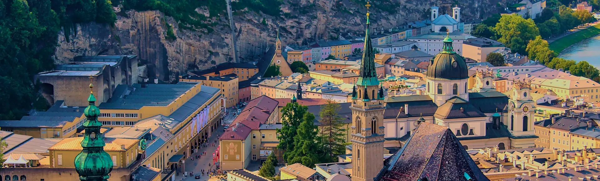 Salzburgo tiene una arquitectura paisajística única y un legado cutural, Patrimonio de la Humanidad.