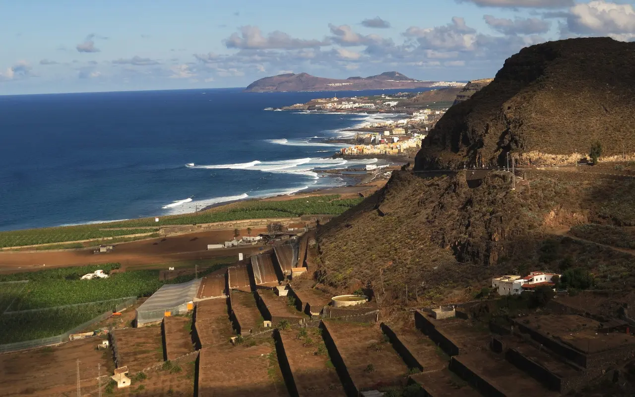 En la vuelta a la isla de Gran Canaria iremos desde el norte por el oeste, pasando por el norte y volviendo por el este.