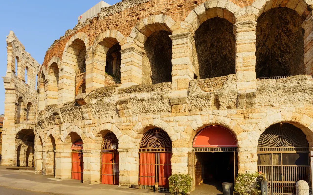 El anfiteatro romano de La Arena es otro de los puntos fuertes de Verona.