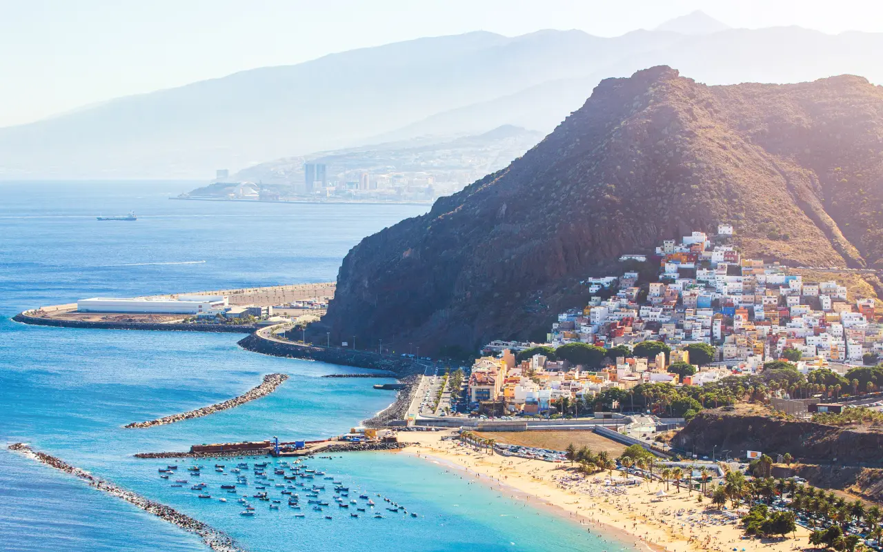 Las Teresitas Beach in Tenerife.