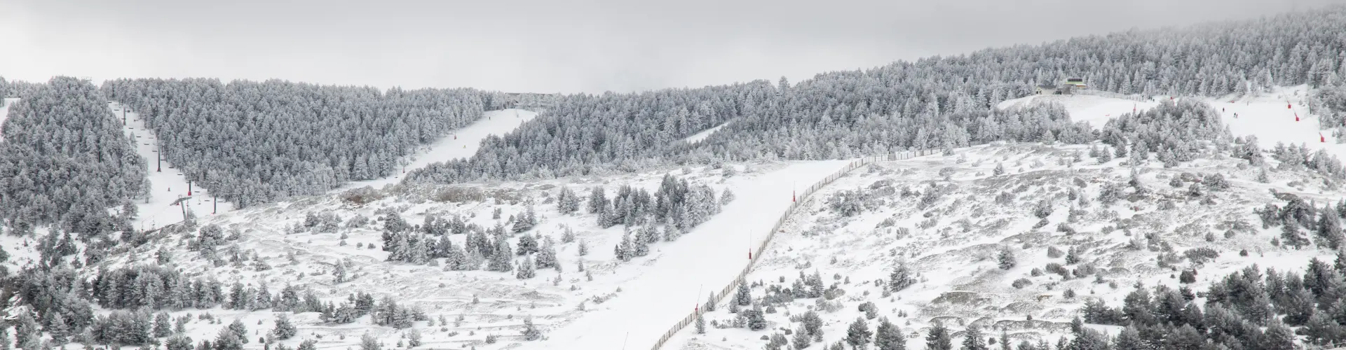 Nevada en la estación de esquí de Valdelinares, Teruel