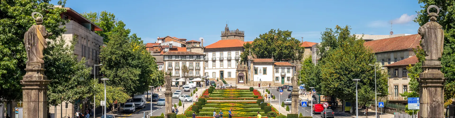 Jardín de la República de Brasil en Guimarães, Portugal