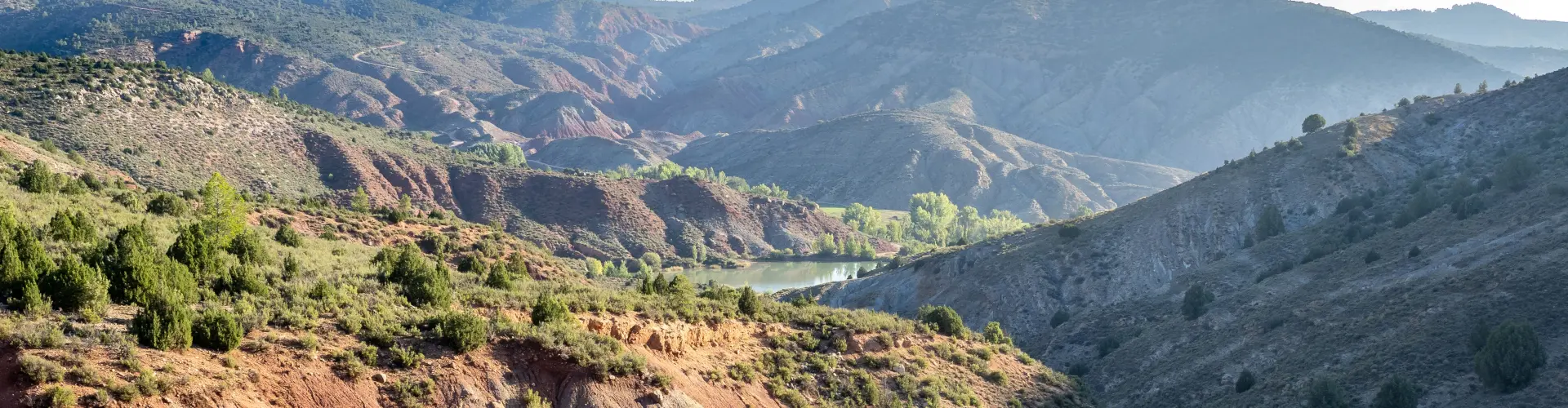 Paisajes montañosos de la provincia de Teruel.