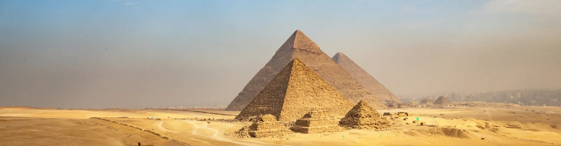 Pirámides de Geiza en Egipto.