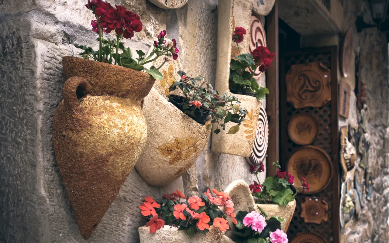 Calles medievales en el municipio de Santillana del Mar, Cantabria