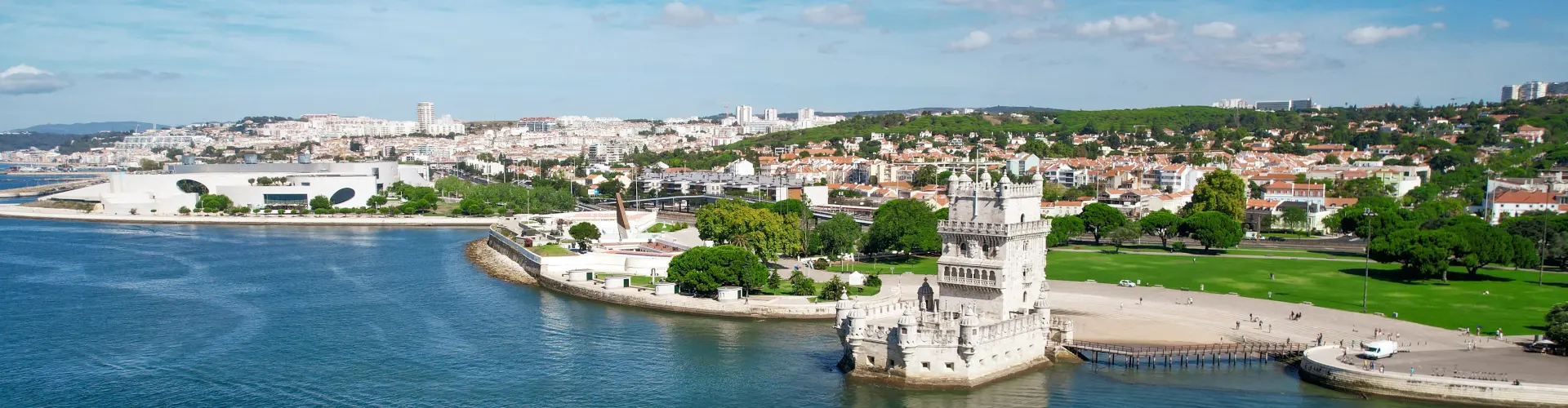 La Torre de Belem, situada en uno de los barrios más emblemáticos de Lisboa.