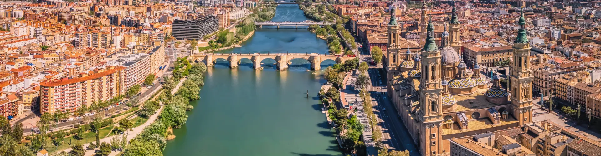 Imagen de Zaragoza, capital de la provincia homónima.