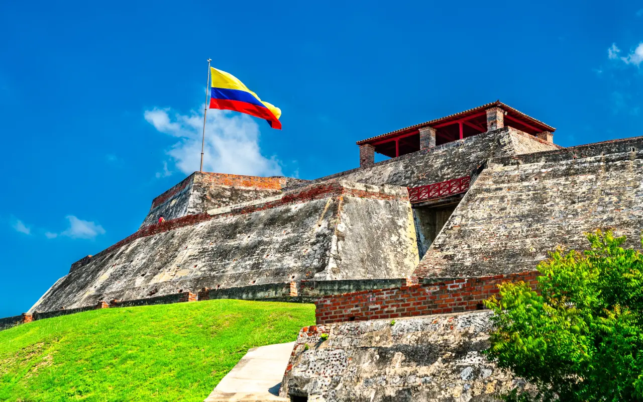 Castillo de San Felipe en Cartagena de Indias, Colombia