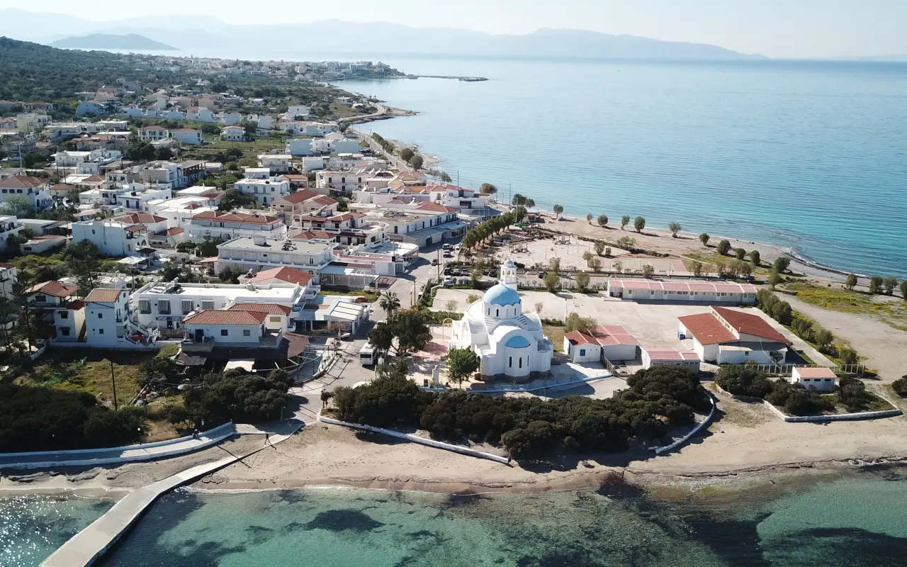 Panorámica de Agistgri, una de las paradas de este crucero.
