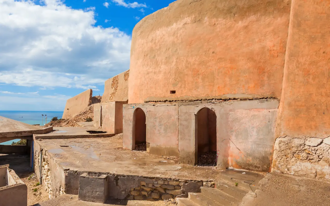 Agadir Oufella ofrece las mejores vistas panorámicas desde las ruinas de su antigua kasbah.