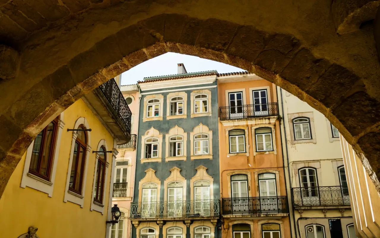 Bóvedas internas del Palacio Universitario de Coímbra, Portugal