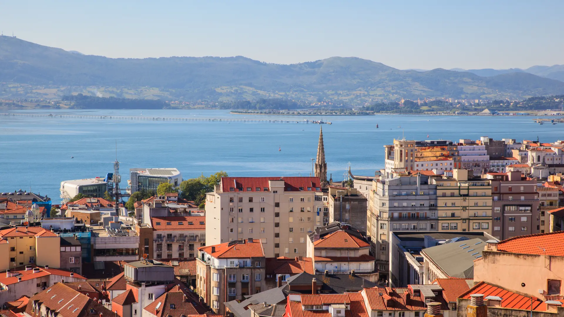 Vista de la bahía de Santander
