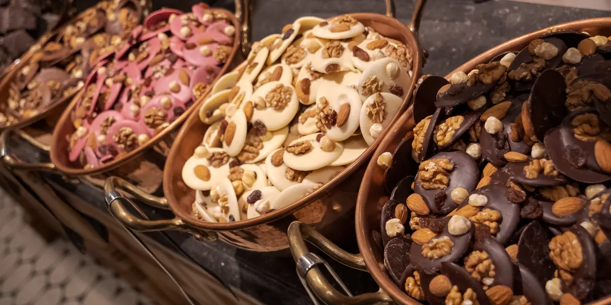 Imagen detalle de chocolates belgas