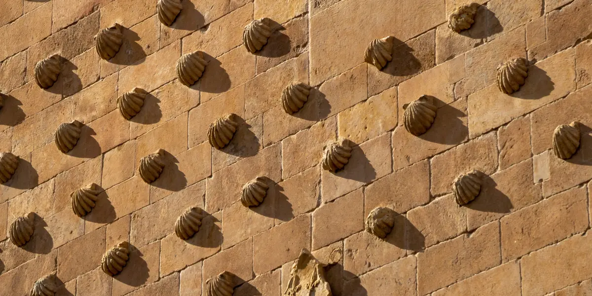 Detalle fachada casa de las Conchas 