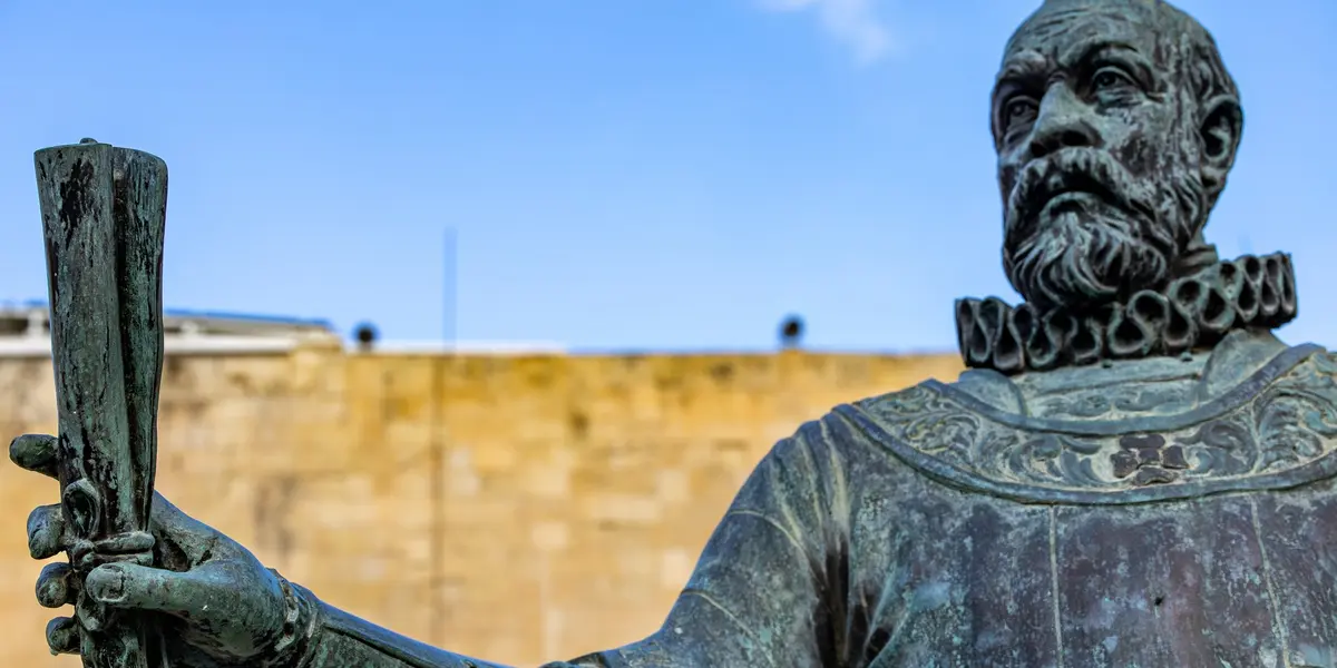 Imagen de la escultura de Jean de Valette