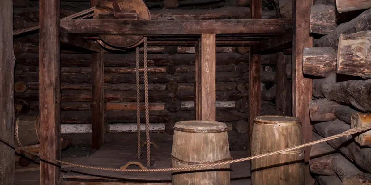 Máquina antigua mina Wieliczka