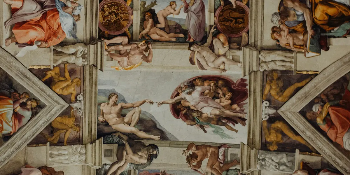 Frescos de Miguel Ángel en la Capilla Sixtina de los Museos Vaticanos