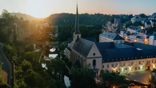 Panorámica de Luxemburgo y la muralla