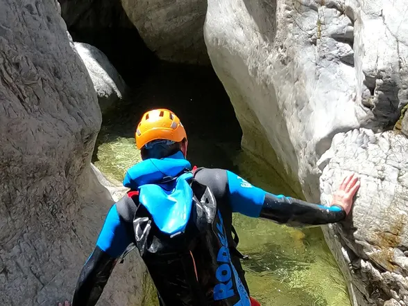 Barranquismo en el río Guadalmina