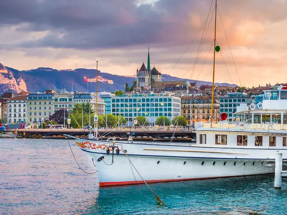 Visita Guiada de Ginebra con Paseo en barco