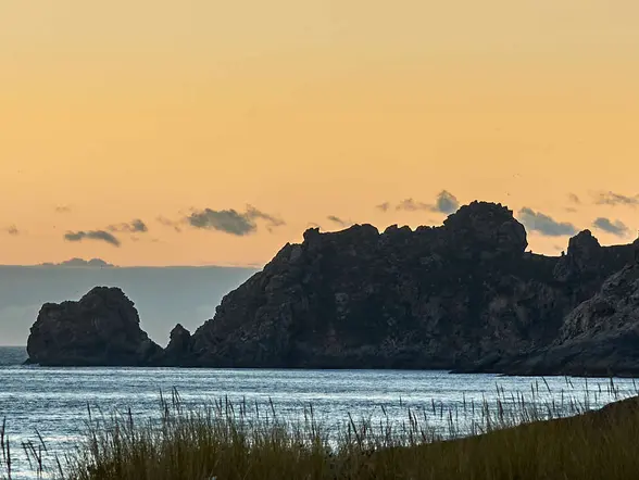 Paseo en barco al atardecer en Finisterre