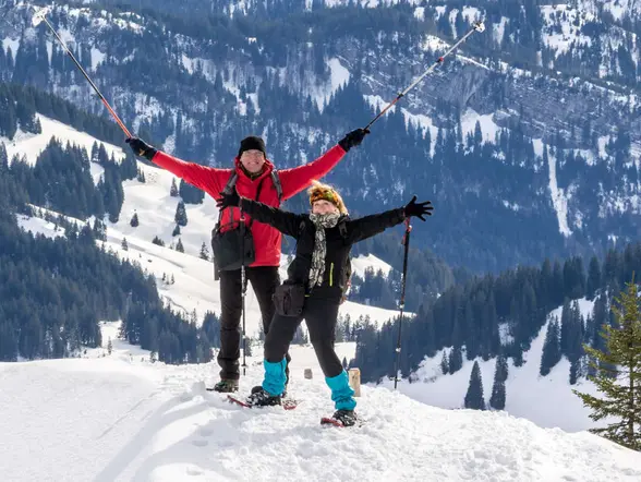 Paseo en raquetas de nieve por la Sierra de Guadarrama