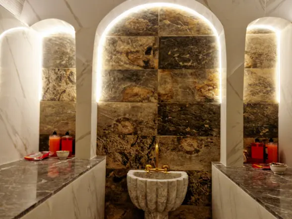Baño y masaje en el hammam Click Spa Marrakech - buendía