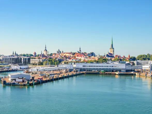 Puerto de llegada, ya que esta excursión a Tallin desde Helsinki se realiza en ferry, cruzando el Golfo de Finlandia.