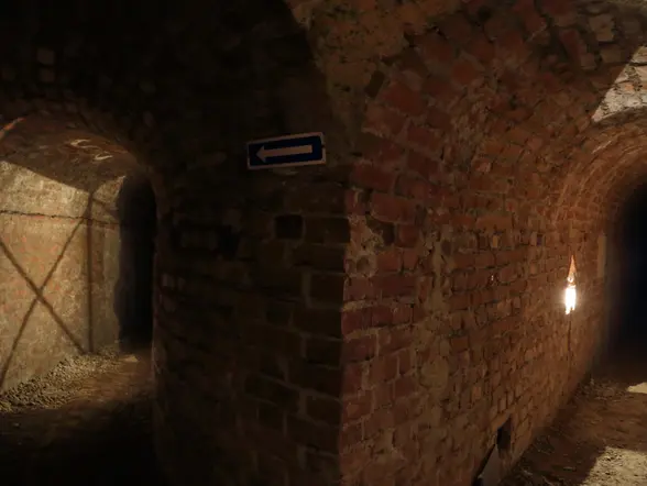 Red de pasadizos subterráneos de Turín.