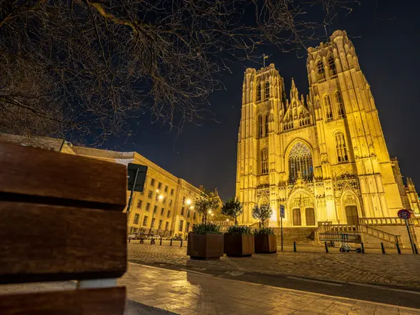 Imagen de la catedral de San Miguel en Bruselas