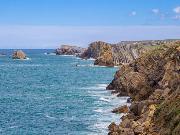 La costa cantábrica en el Geoparque de Costa Quebrada, Cantabria