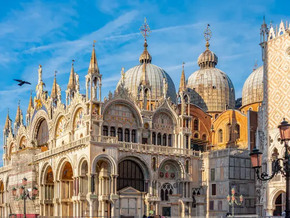 Imagen general de la basílica de San Marcos, Venecia