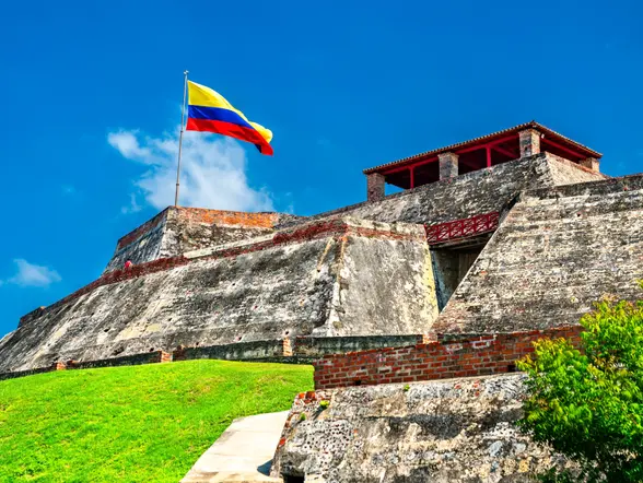 Castillo de San Felipe en Cartagena de Indias, Colombia