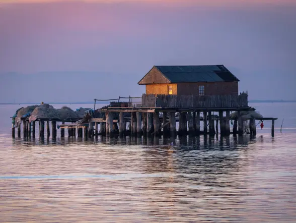 La isla Pallestrina en Venecia