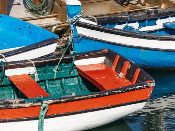Docas dos Pescadores en Setúbal, Portugal