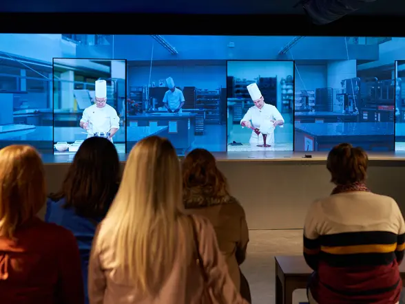 Degustación de los maestros chocolateros en el Museo Choco Story.