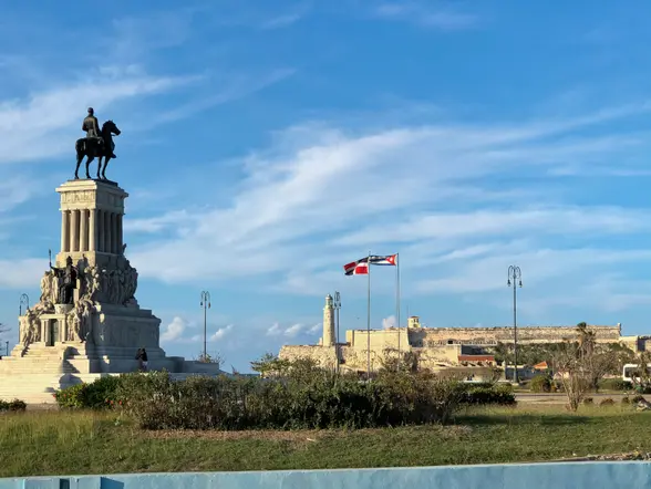 El parque de los Mártires en la Habana, Cuba
